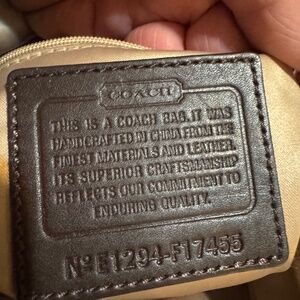 Coach Ashley bag with matching wallet